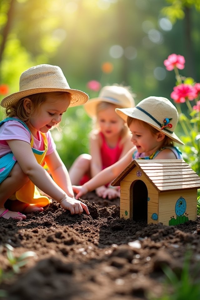 worm hotel composting activity
