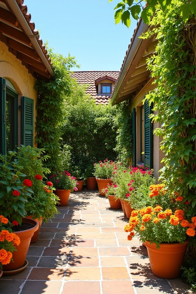 year round colorful patio gardening
