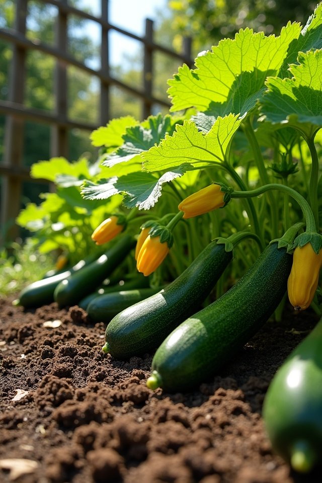 zucchini thrives in small spaces