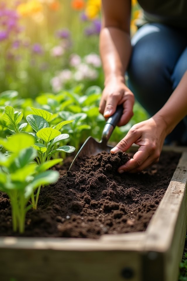 add organic matter regularly