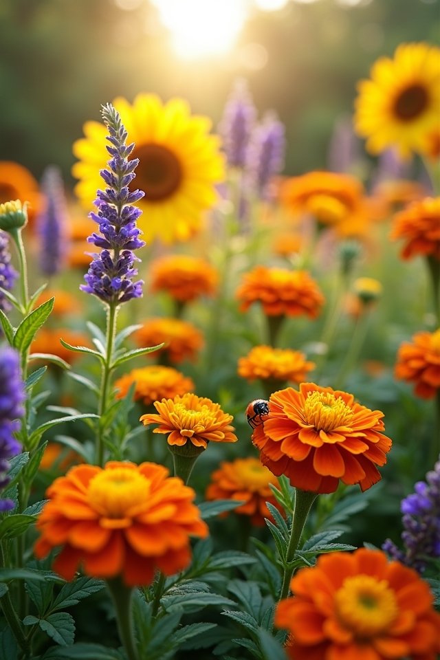 attract beneficial pollinators naturally