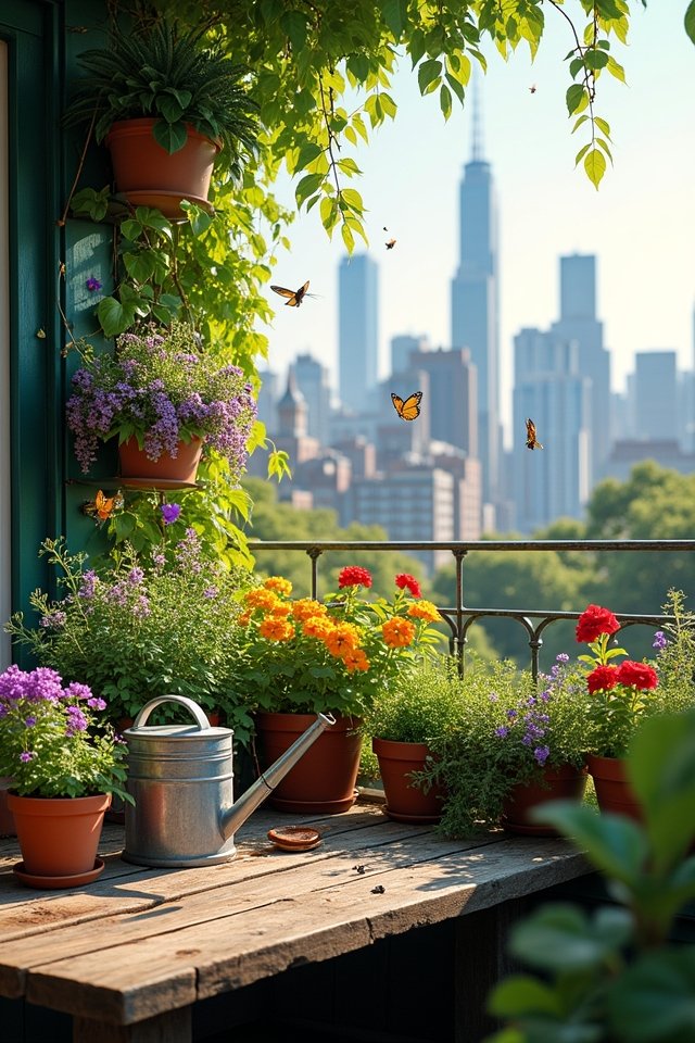 attracting pollinators to balcony