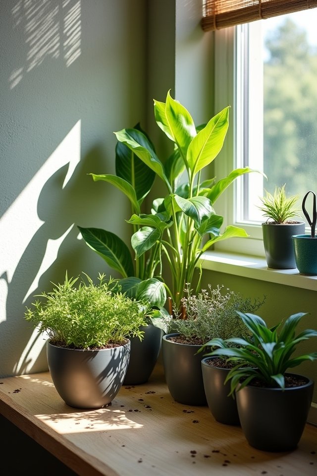 balanced watering and drainage