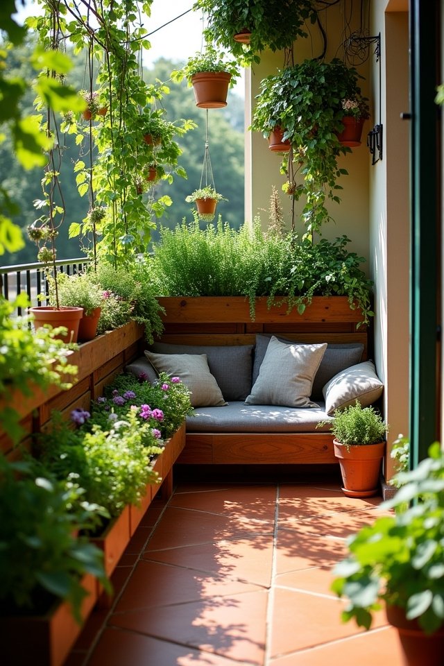 balcony garden layout design