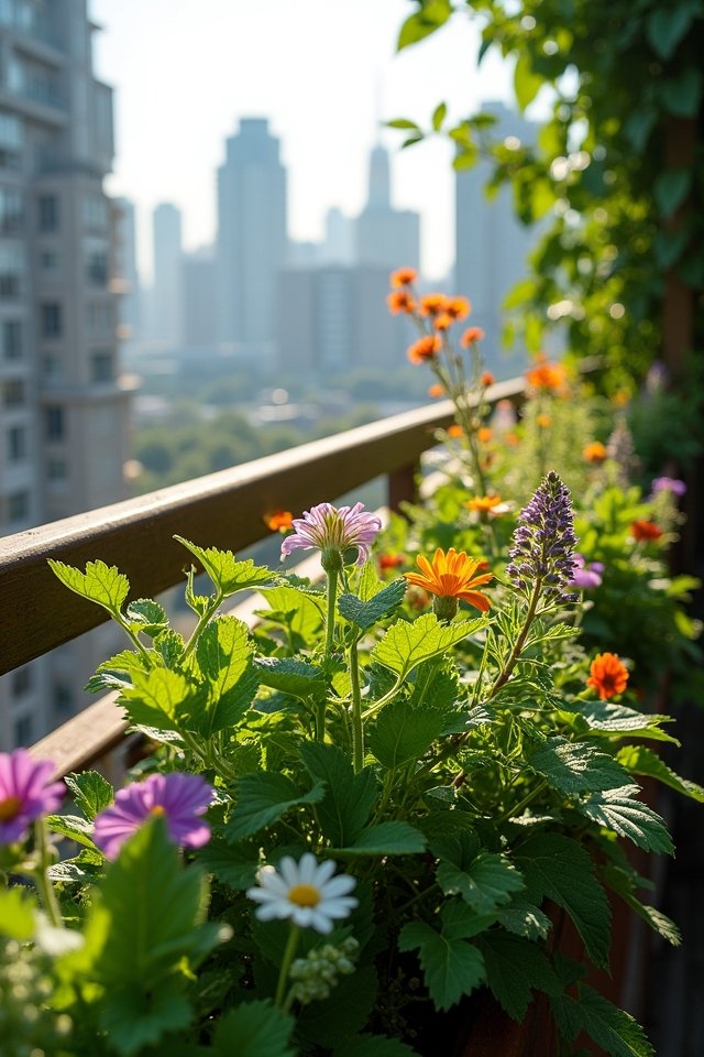 balcony gardening enhances air quality