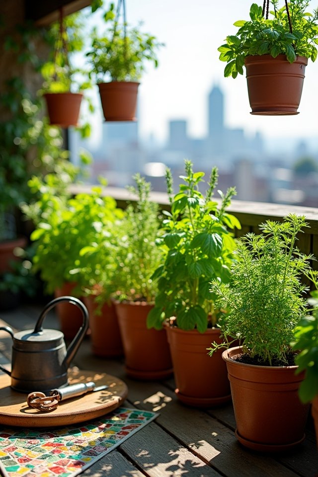 balcony herb garden tips