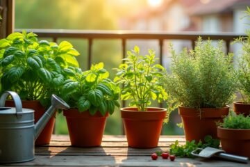 balcony herb gardening tips