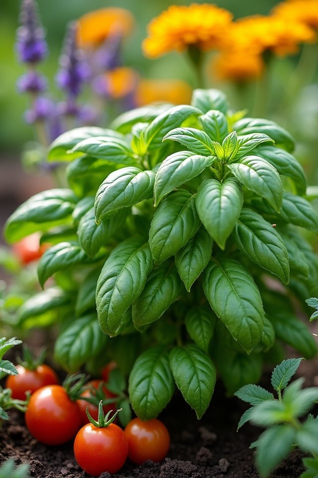basil enhances garden growth