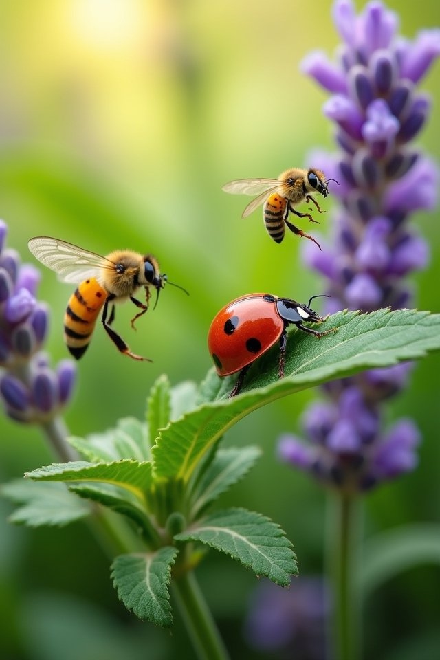 beneficial insects protect gardens