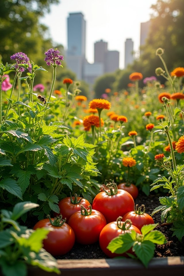 biodiverse urban garden ecosystem