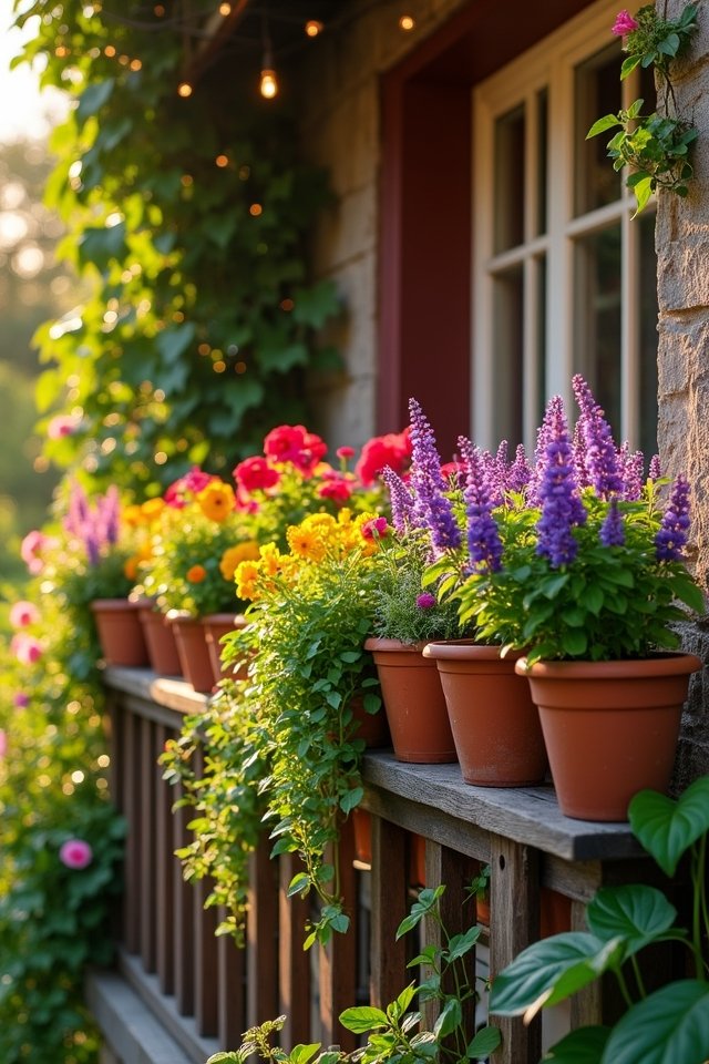 blooming balcony flower paradise