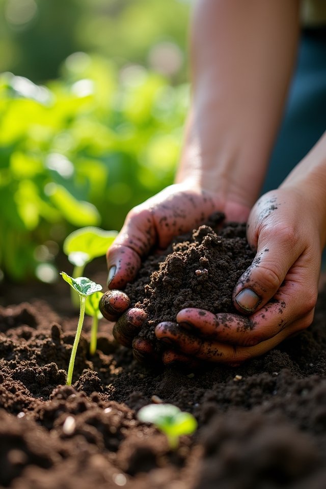 boost soil with organic matter