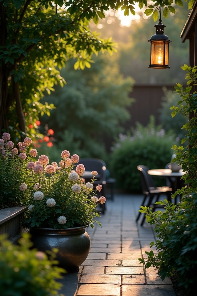 brighten patio garden creatively
