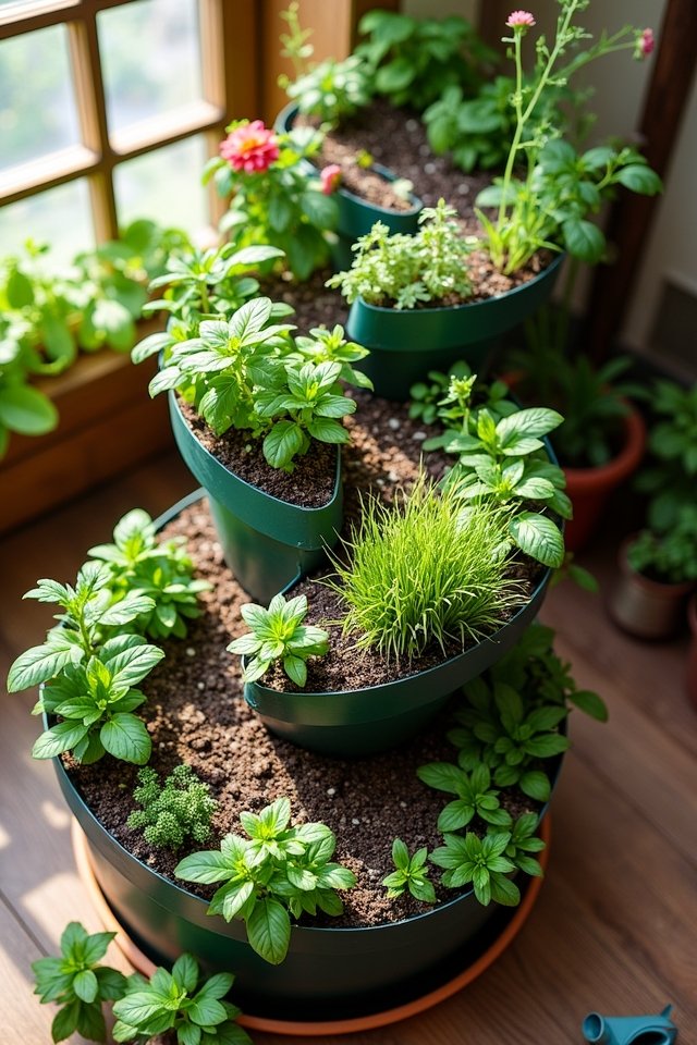 build your own herb spiral