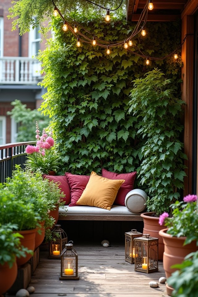 charming balcony decorative accents