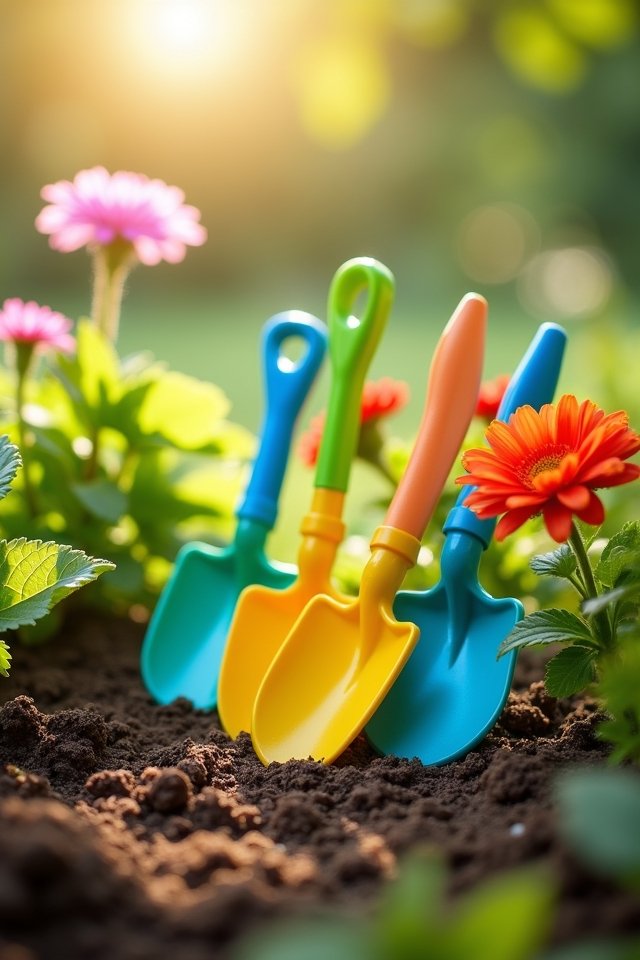 child friendly gardening trowels