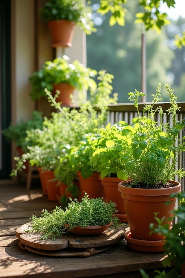 choose herbs for balcony