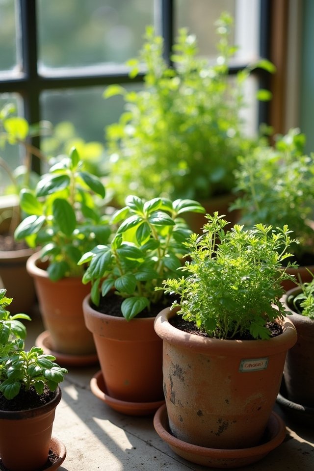 choose suitable herb containers