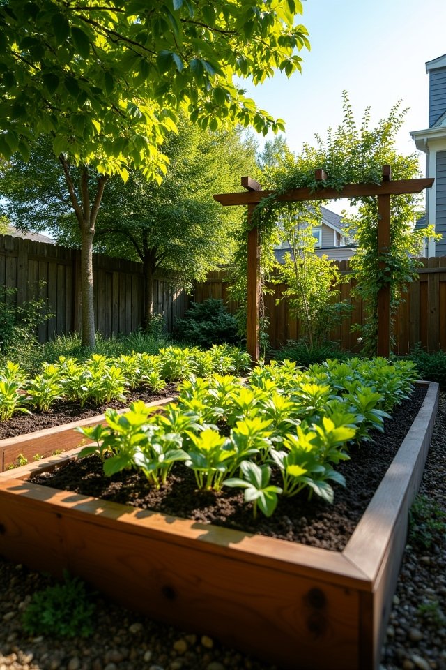 choose sunny garden location