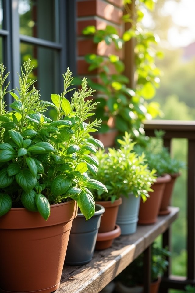 choosing ideal herb containers