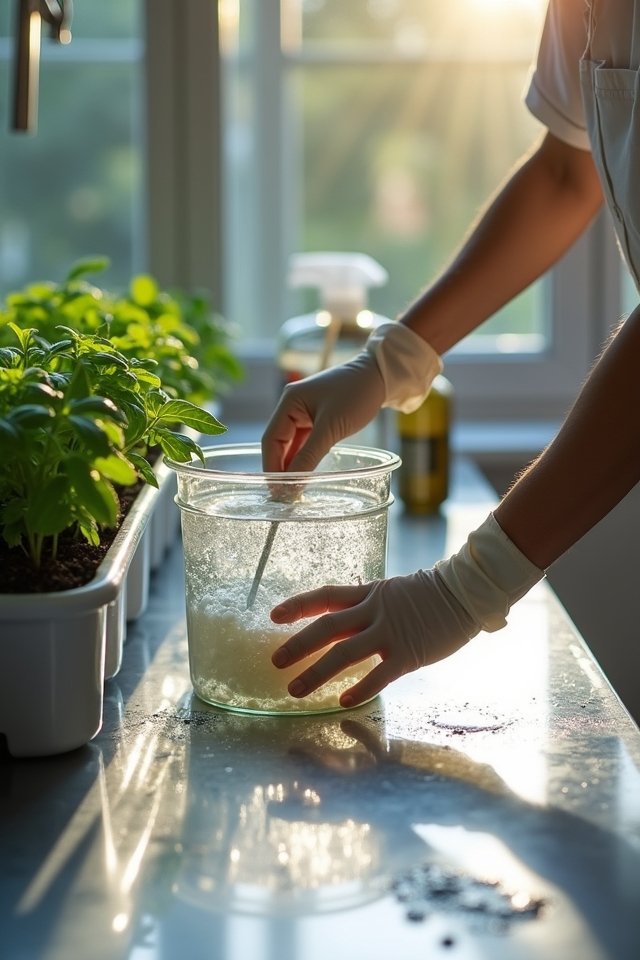 clean sterilize thrive grow