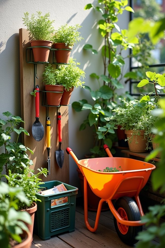 clever garden tool organization