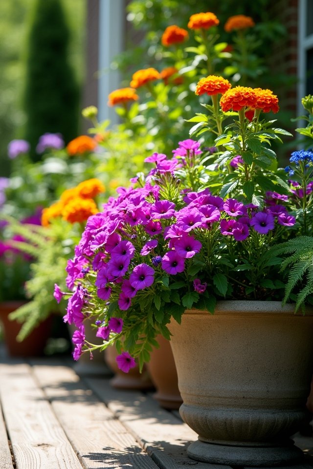 colorful flowering plant displays