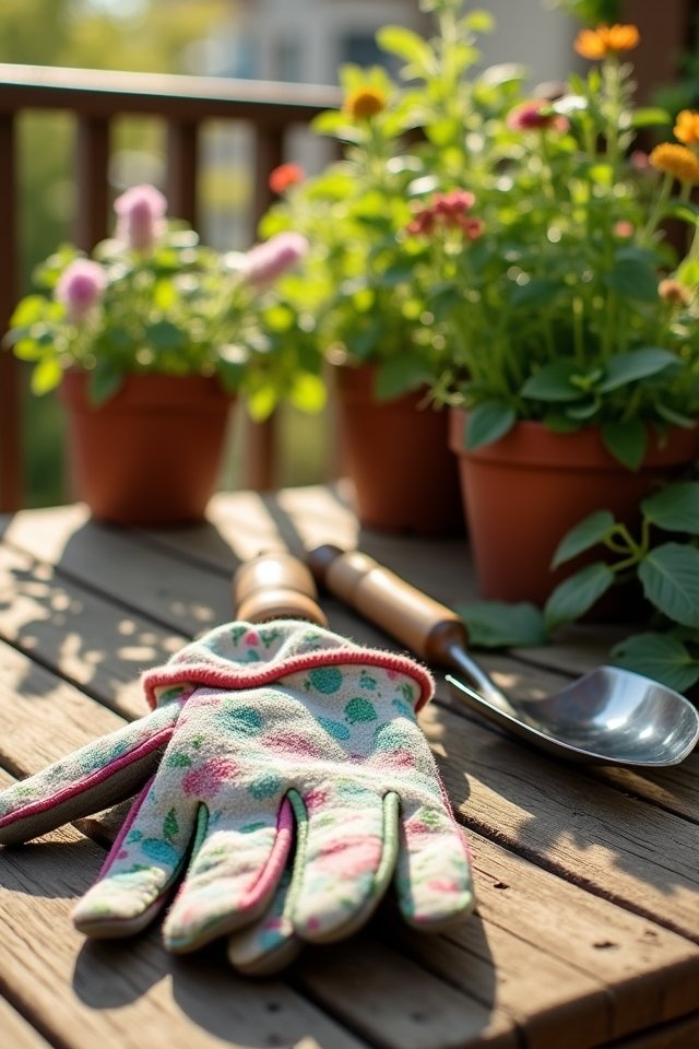 comfortable and protective gardening gloves