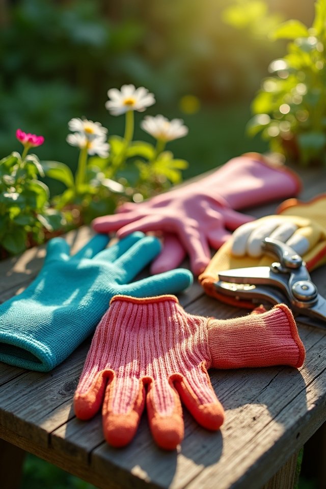 comfortable durable gardening gloves