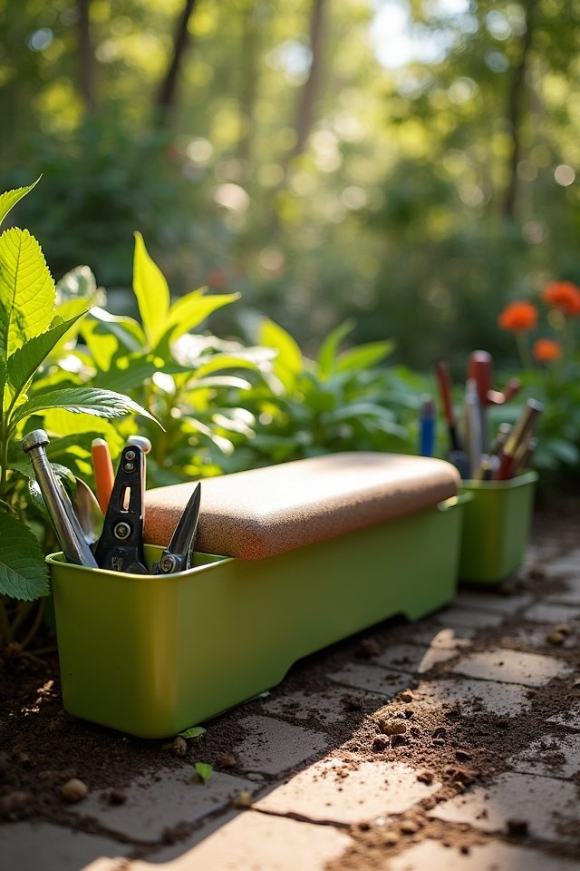 comfortable gardening tool organizer