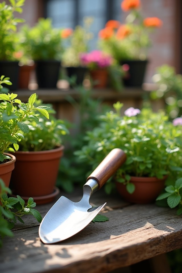 compact ergonomic gardening tool