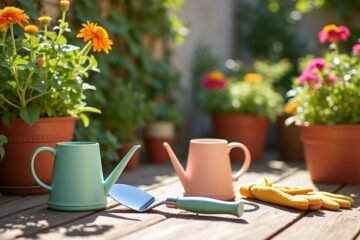 compact gardening tools selection