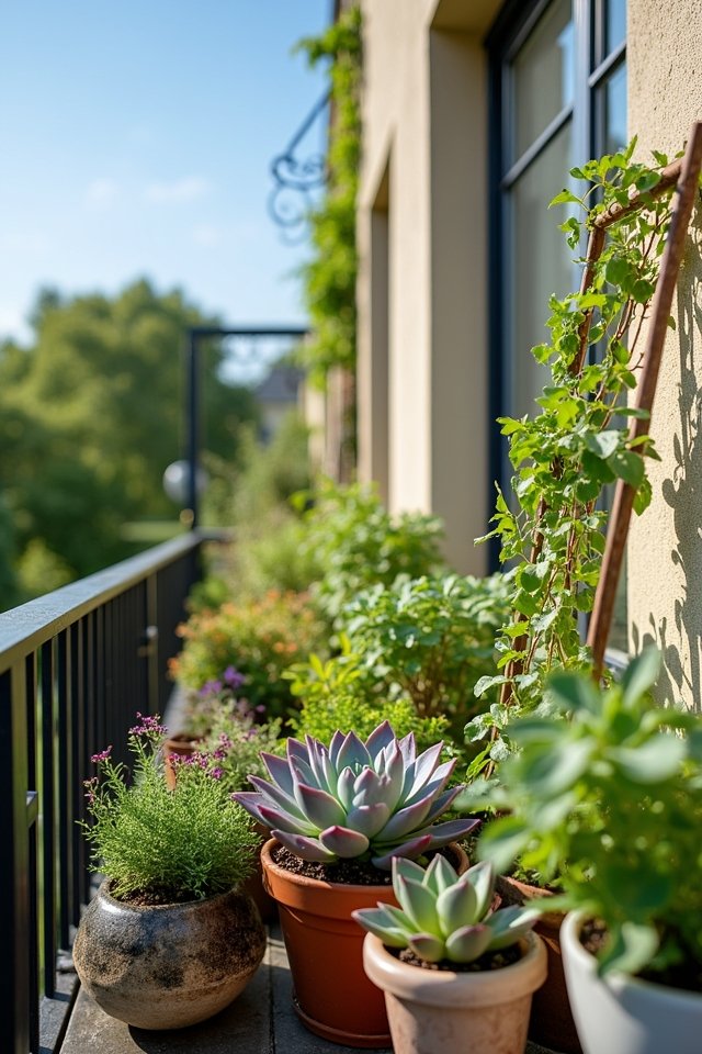 compact plants for balconies