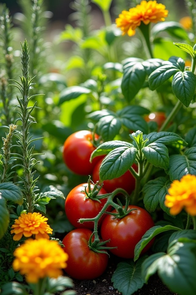 companion planting enhances biodiversity