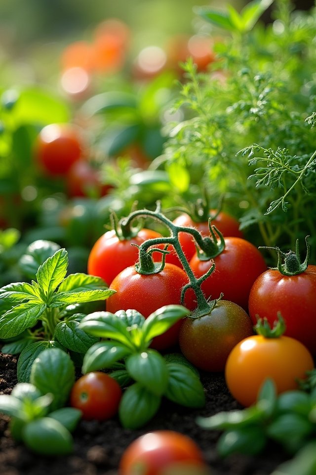 companion planting enhances flavor
