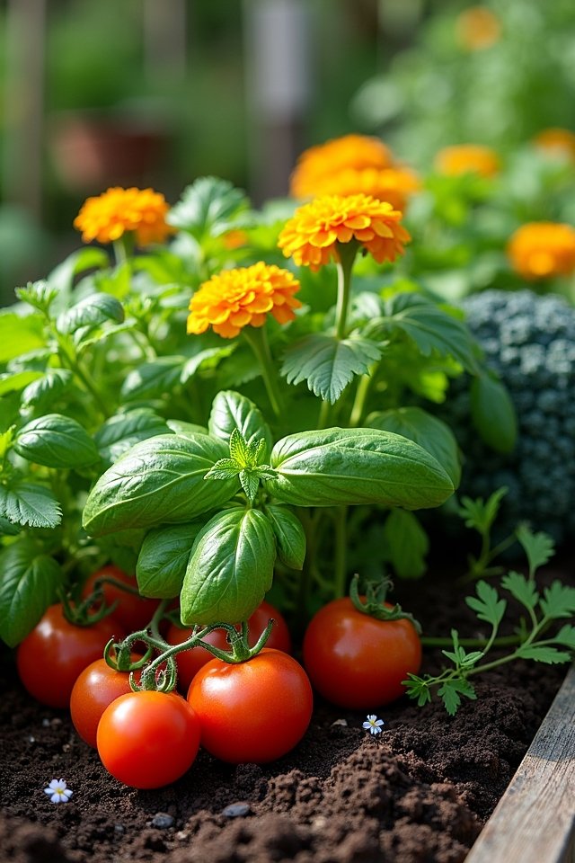 companion planting enhances flavors