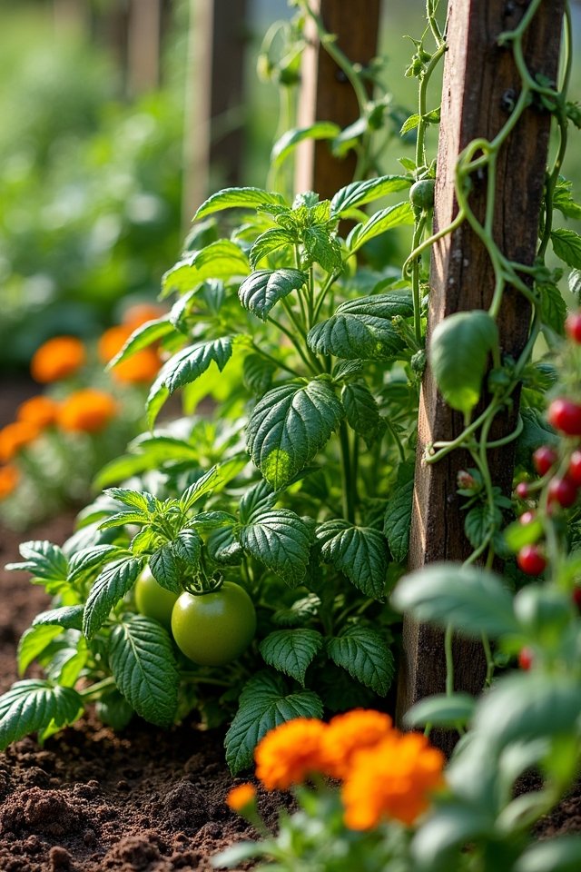 companion planting enhances growth