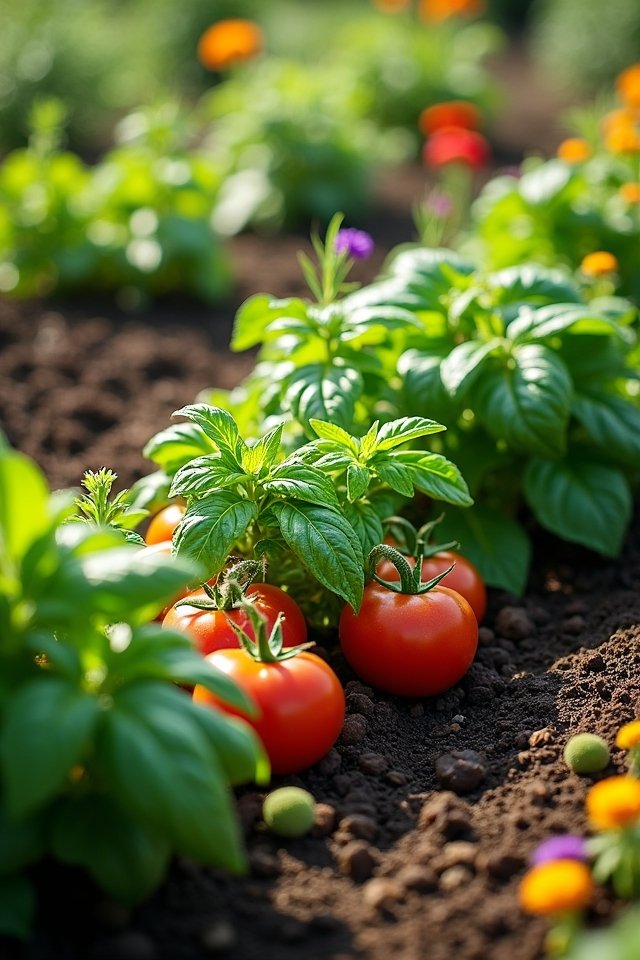 companion planting enhances growth