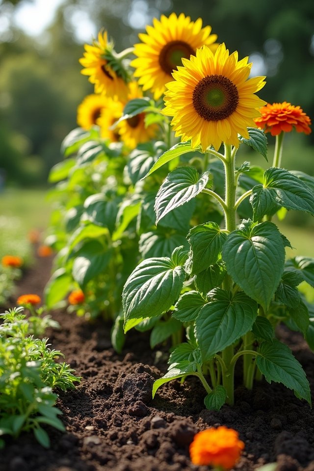 companion planting enhances growth