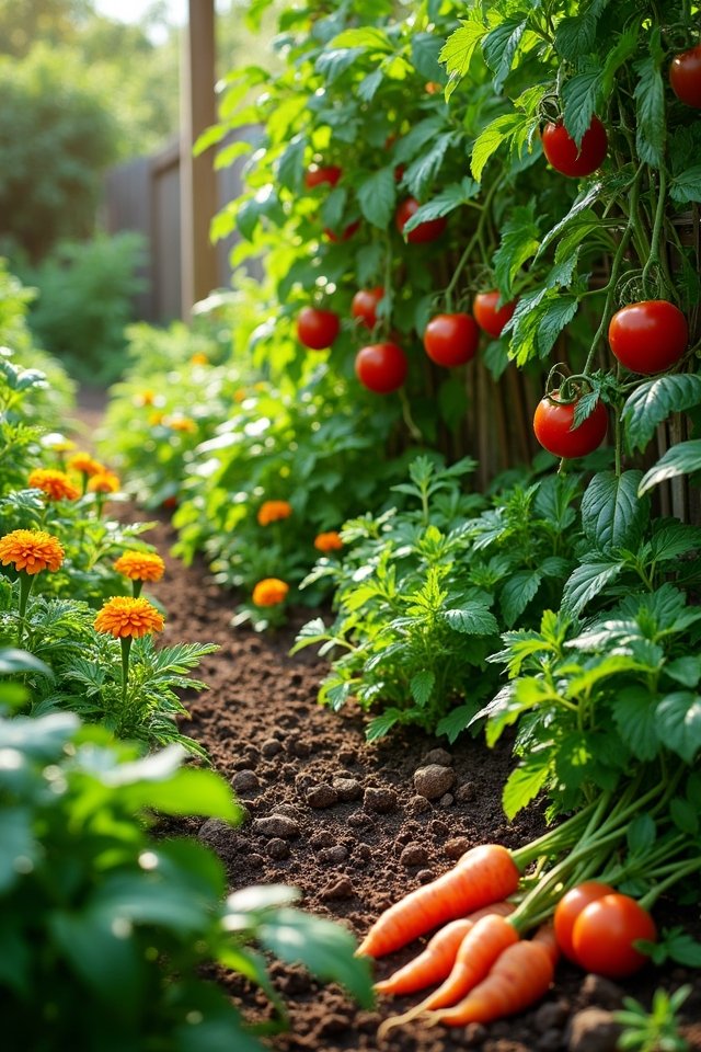companion planting enhances growth