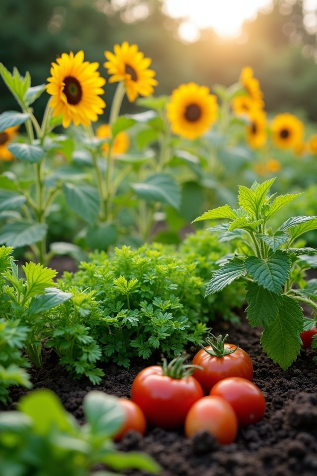 companion planting enhances growth