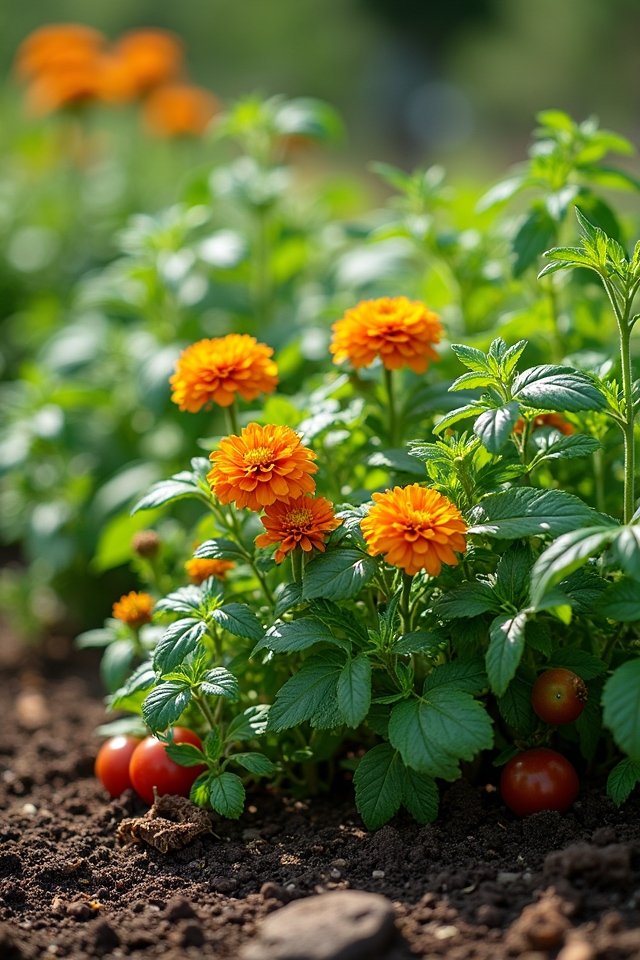 companion planting enhances growth