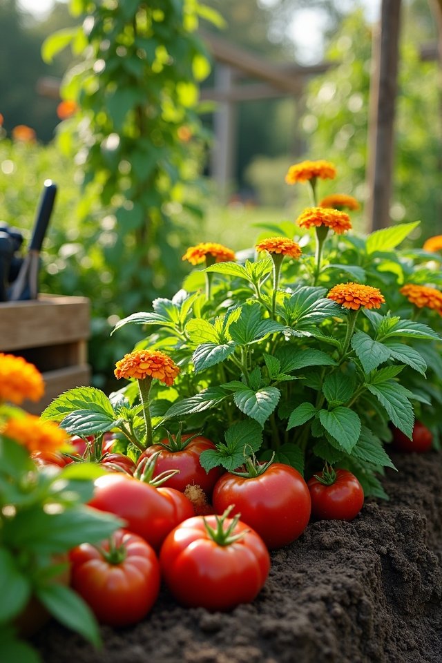 companion planting enhances growth