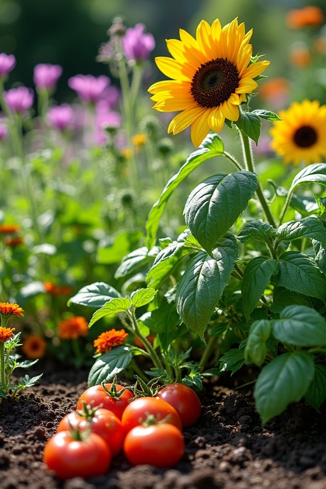 companion planting maximizes space