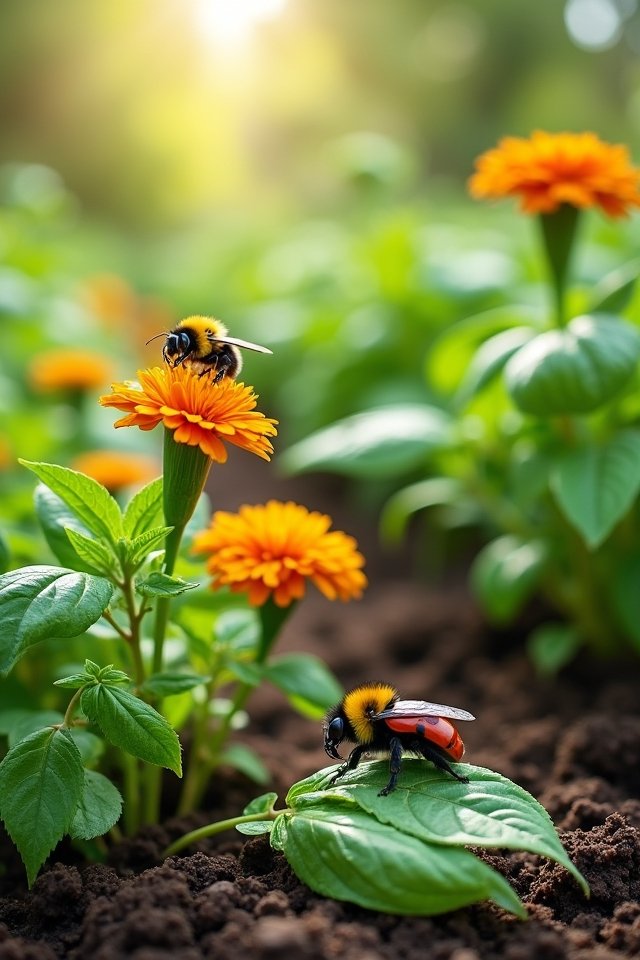 companion planting promotes garden synergy
