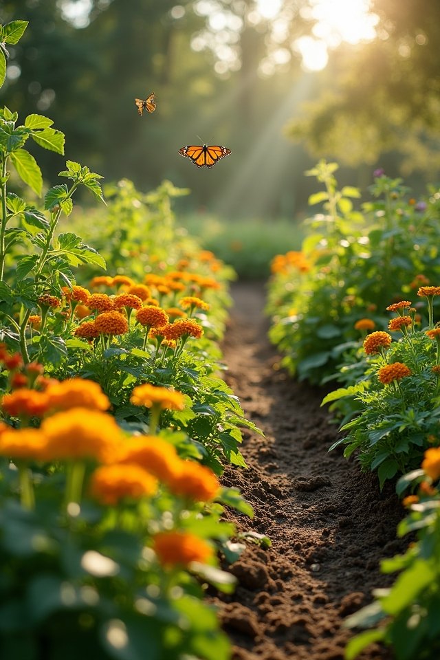 companion planting promotes growth