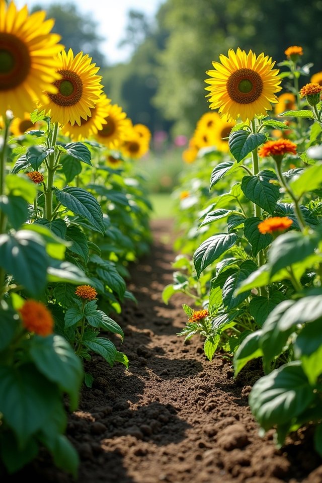 companion planting reduces weeds