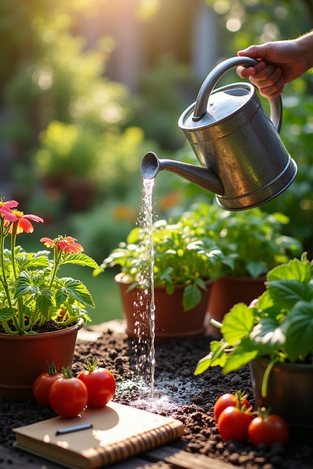 consistent moisture for containers