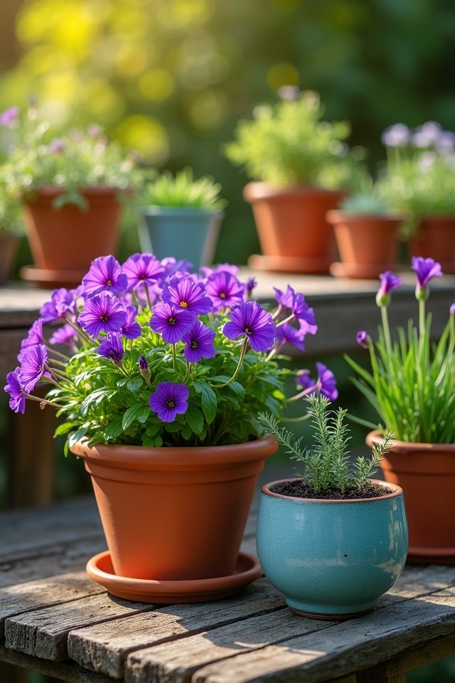 container friendly vibrant plants