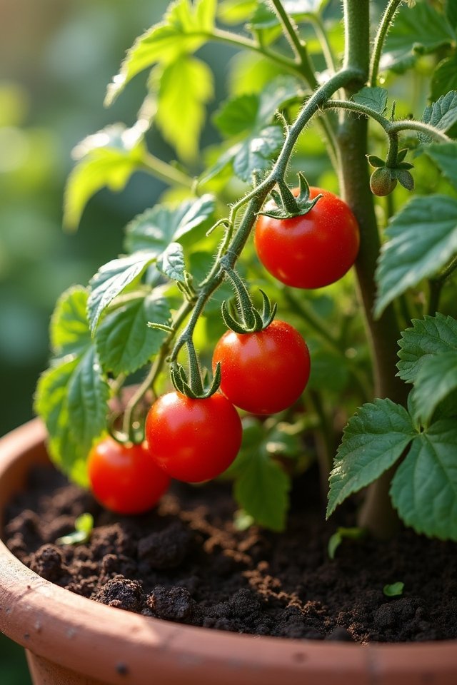 container garden tomato bliss